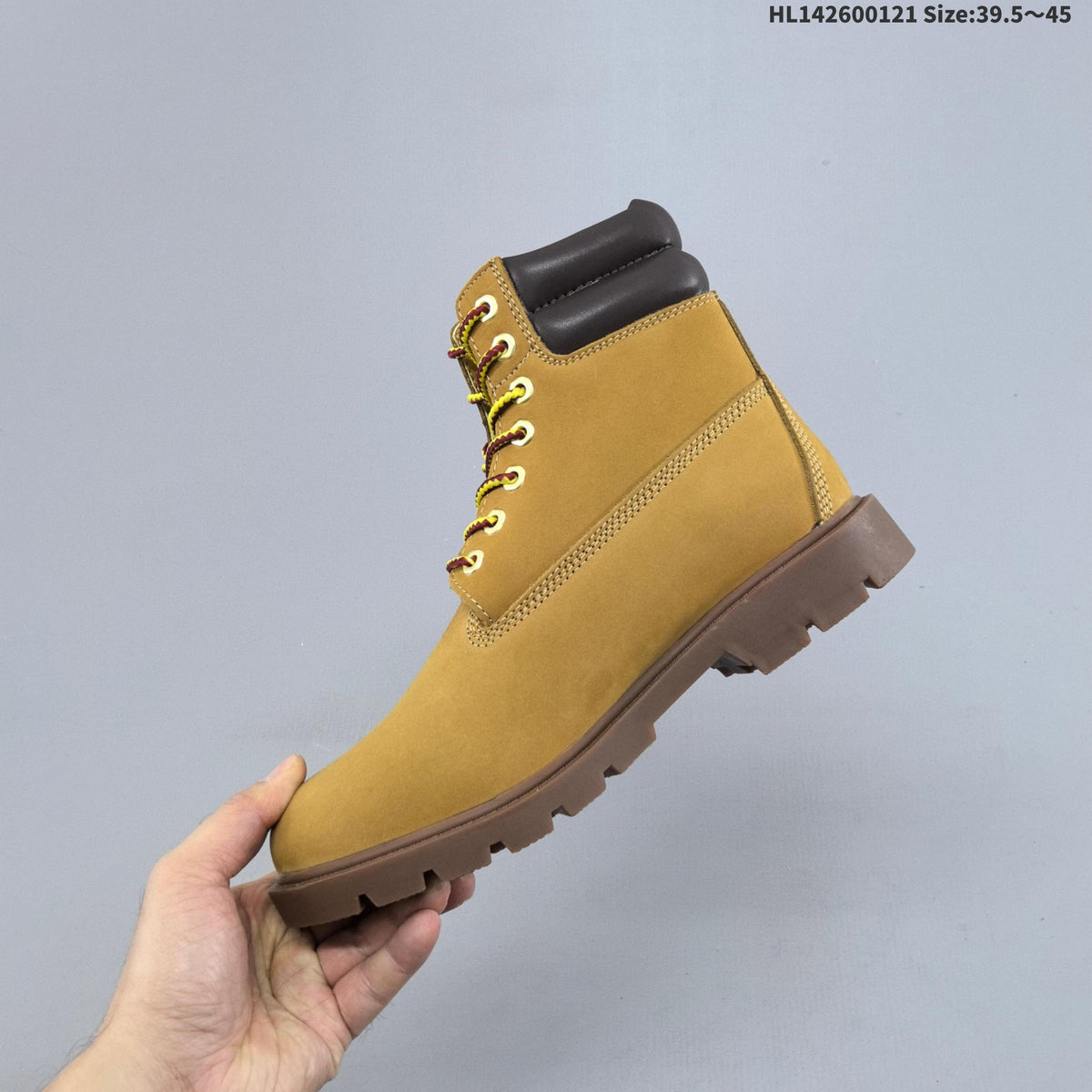 Timberland Yellow Mid-Top Lace-Up Boots