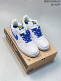 Nike Court Vision Low White Blue Yellow Sneakers 2601ND290A25