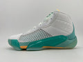 Guo Ailun High-Top Basketball Shoes in White and Teal