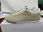 Alo Beige Low-Top Lace-Up Sneakers