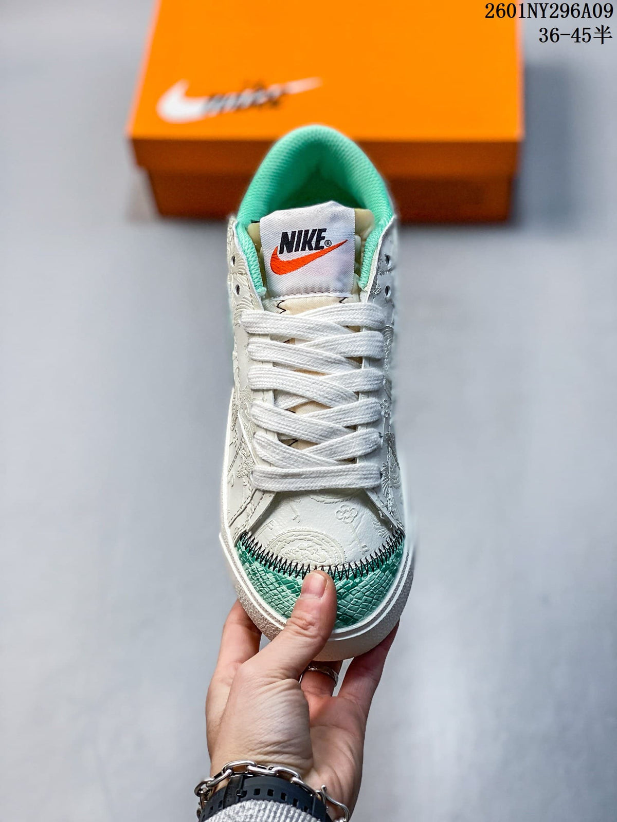 Nike Blazer Low ’77 Jumbo White Green 2601NY296A09