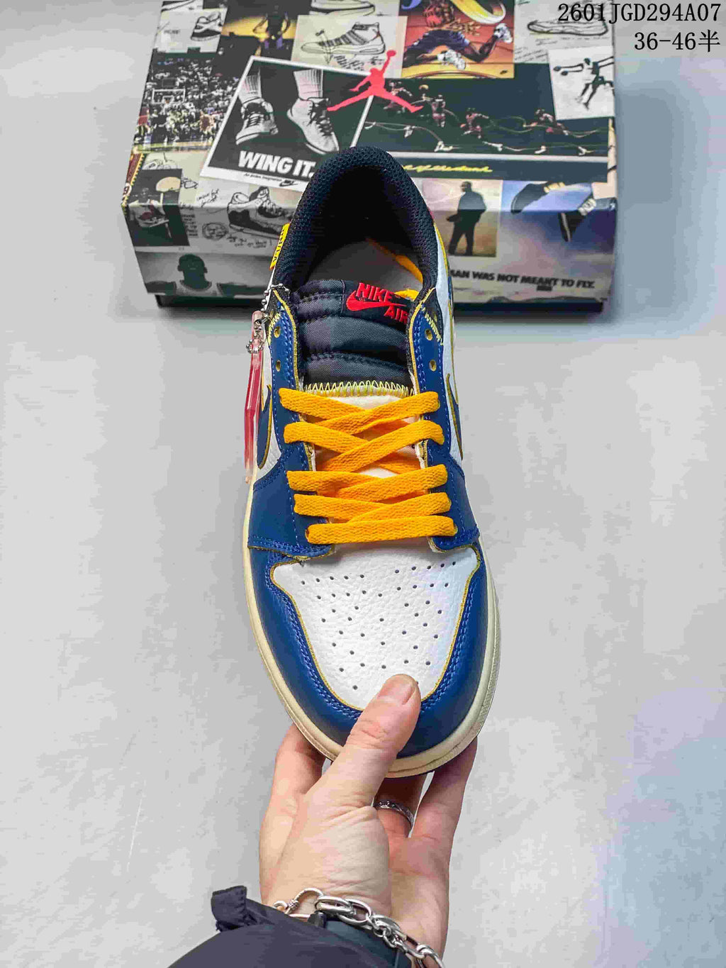 Nike Air Jordan 1 Retro Low OG Blue White Sneakers HV8566