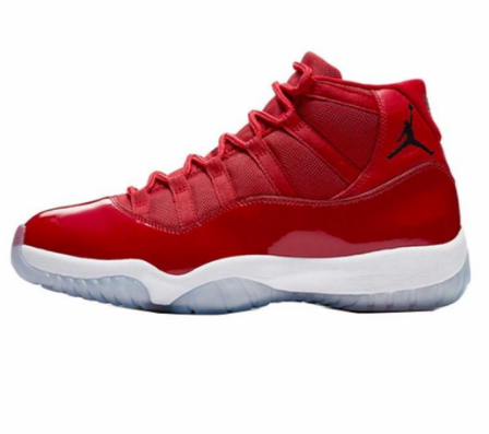 Jordan Air Jordan 11 Red Low-Top Sneakers 378037-623