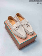 Women's Suede-Style Tassel Loafers, Style 06JWD822A02