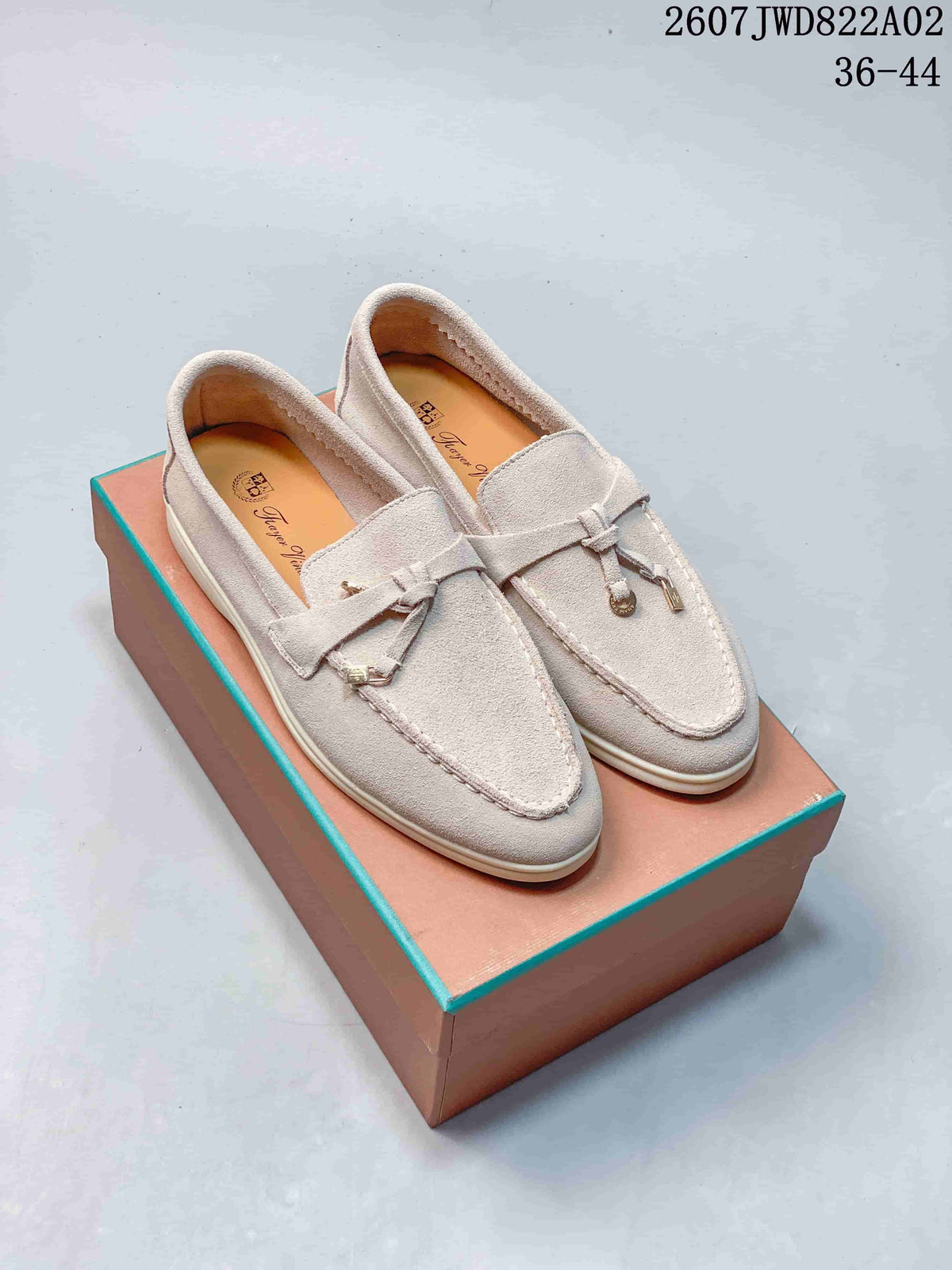 Women's Suede-Style Tassel Loafers, Style 06JWD822A02