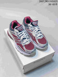 Saucony Pro Grid Omni 9 Burgundy Silver Sneakers 712650OWE