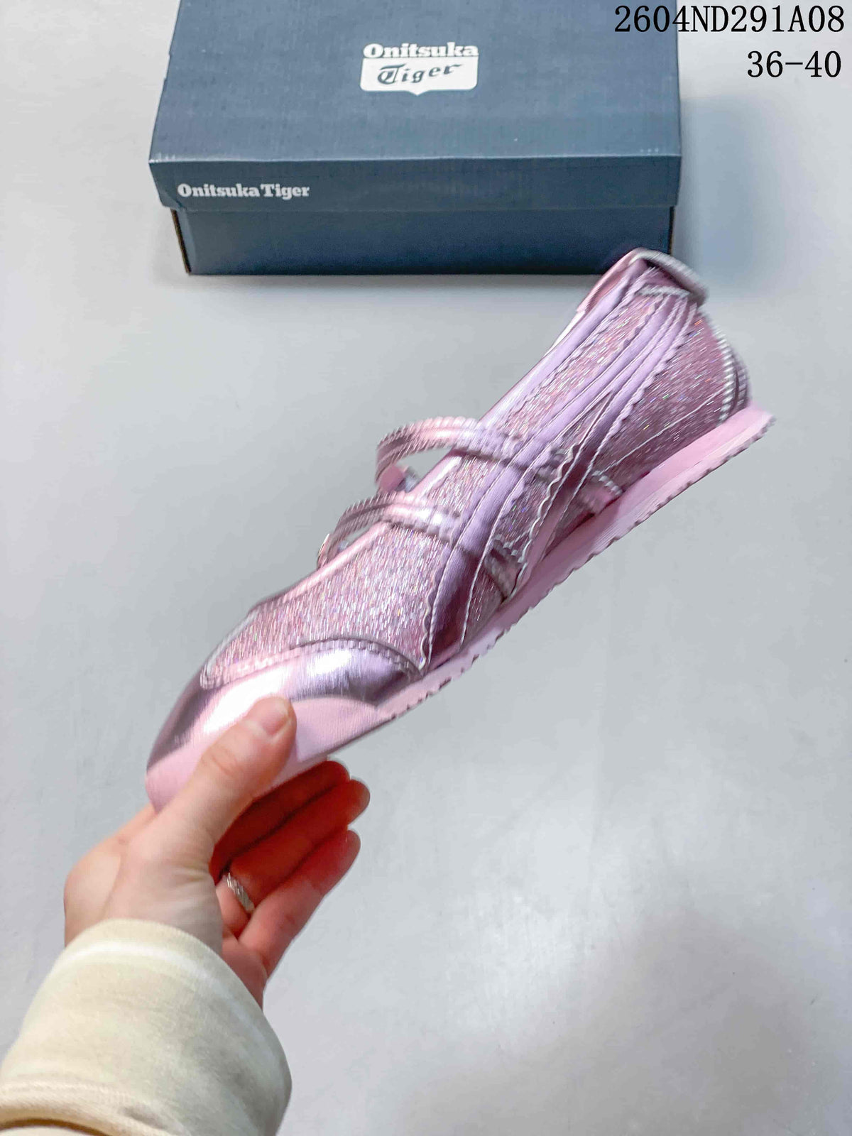 Onitsuka Tiger Mexico 66 TGRS Pink Mary Jane Sneakers