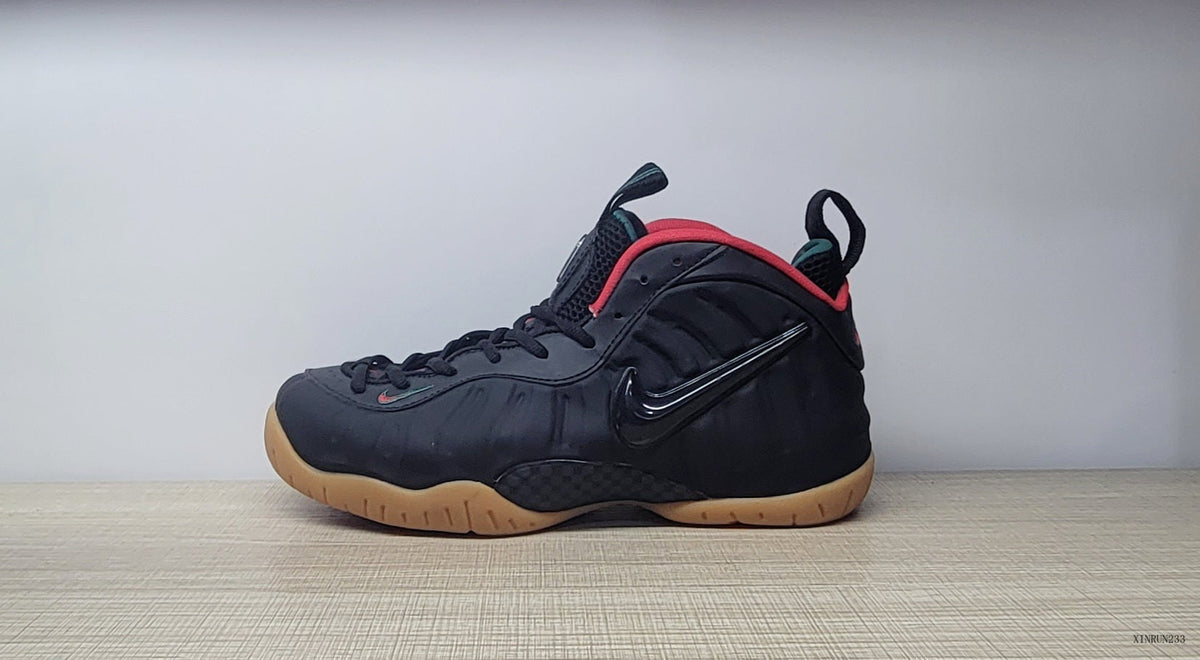 Nike Air Foamposite Pro Black Gum Basketball Sneakers