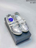 Onitsuka Tiger Mexico 66 TGRS Silver Mary Jane Sneakers