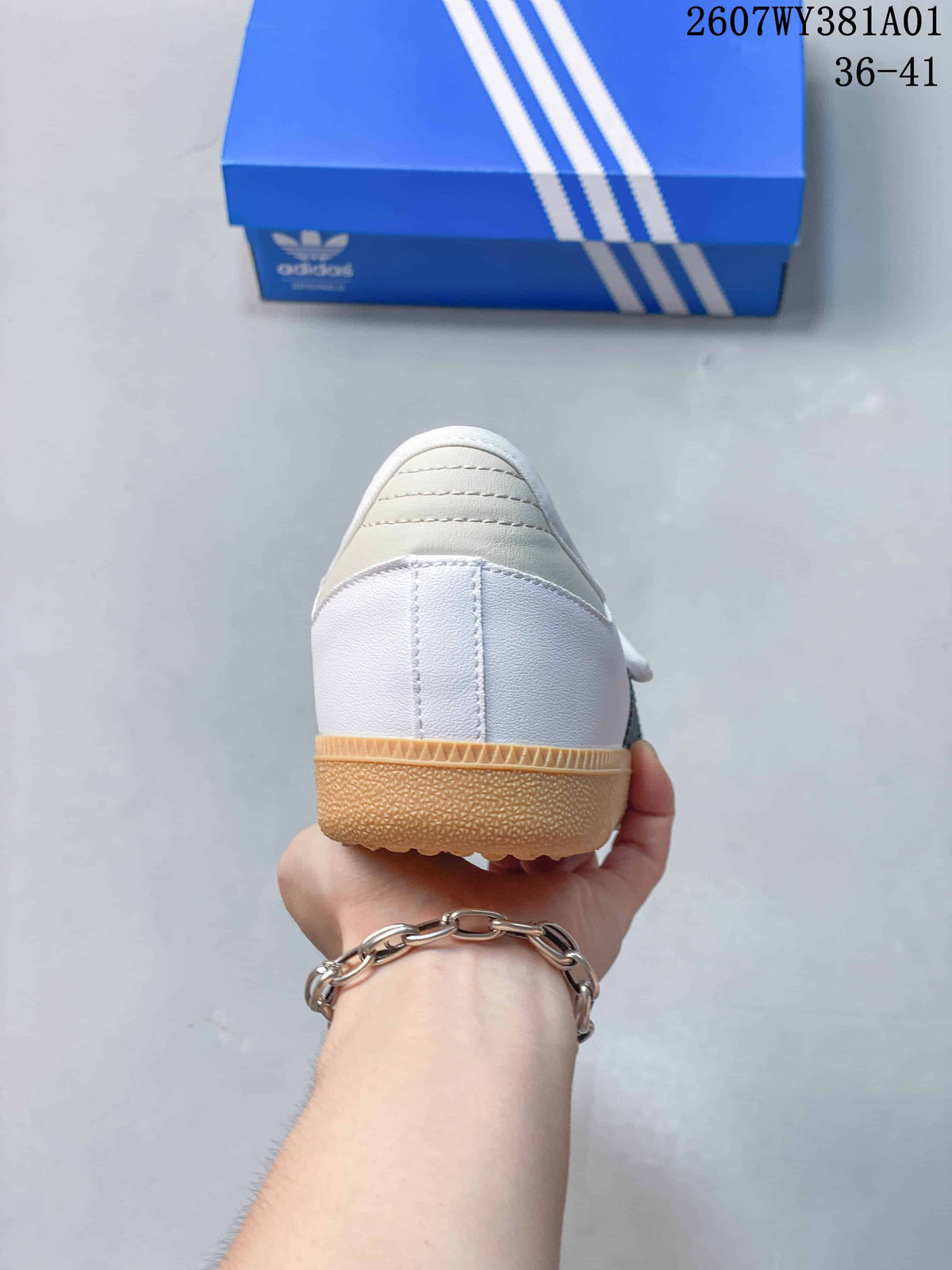 adidas Samba Jane Mary Jane Sneakers White Grey Gum Sole