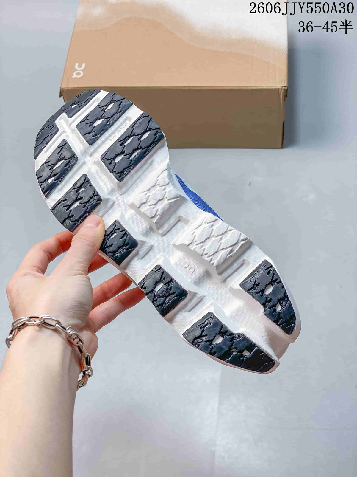 On Cloudmonster 3 Running Shoes, Pale Mint and Blue