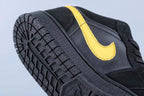 Jordan 1 Low Black and Yellow Sneakers 071
