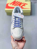 Nike Dunk Low Retro x IP White Blue Sneakers 2607JVD1152A22