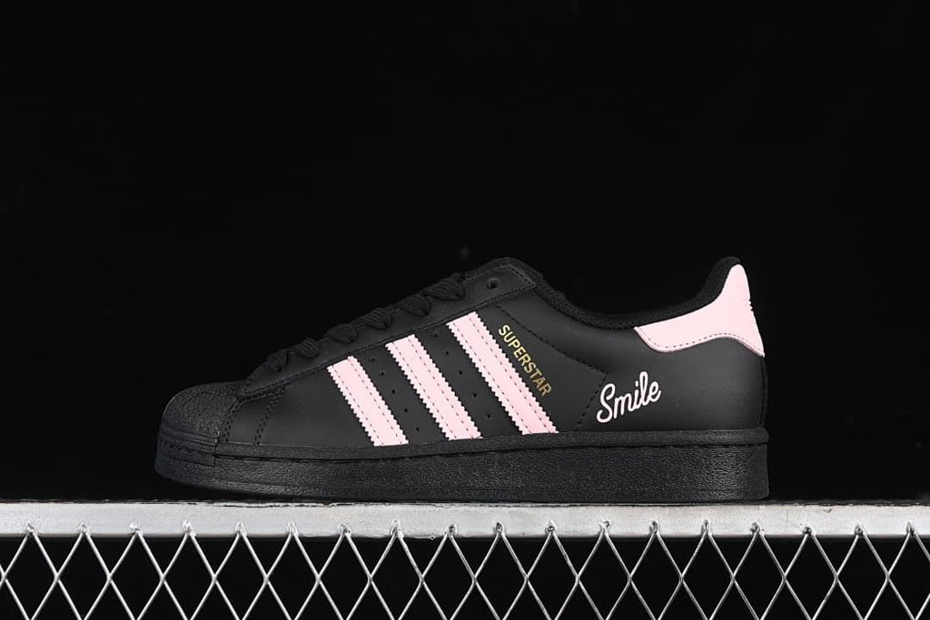 Adidas Superstar EG4959 Black and Pink Sneakers
