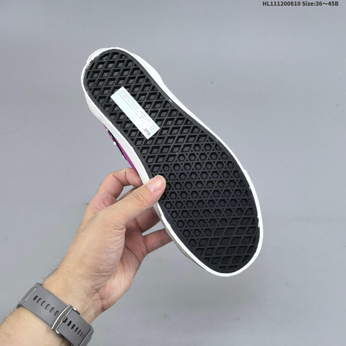 Vans Old Skool Platform Low-Top Sneakers, Purple and Black
