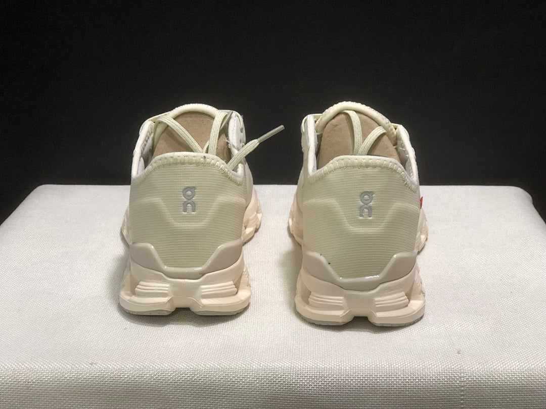 On Cloud X 4 AD Sneakers in Ghost and Dew