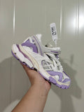 Balenciaga Track 2.0 Open Sneakers Lilac Beige Grey