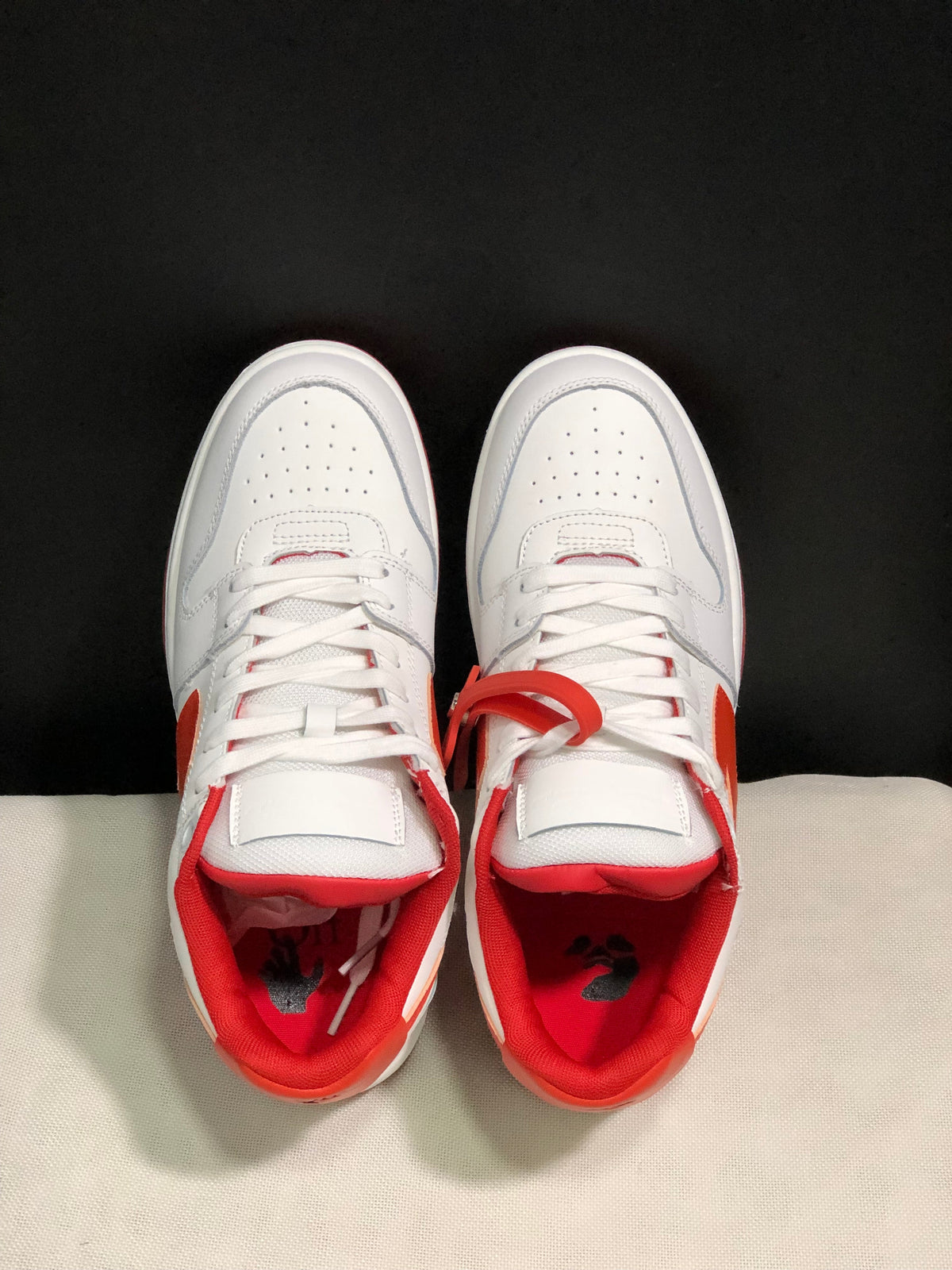 Off-White Out Of Office Low-Top Sneakers White Red