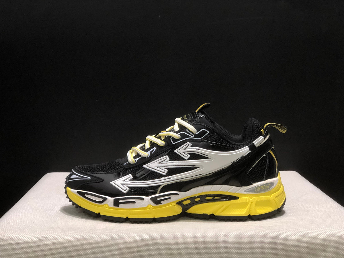 Off-White Be Right Back Sneakers Black Yellow