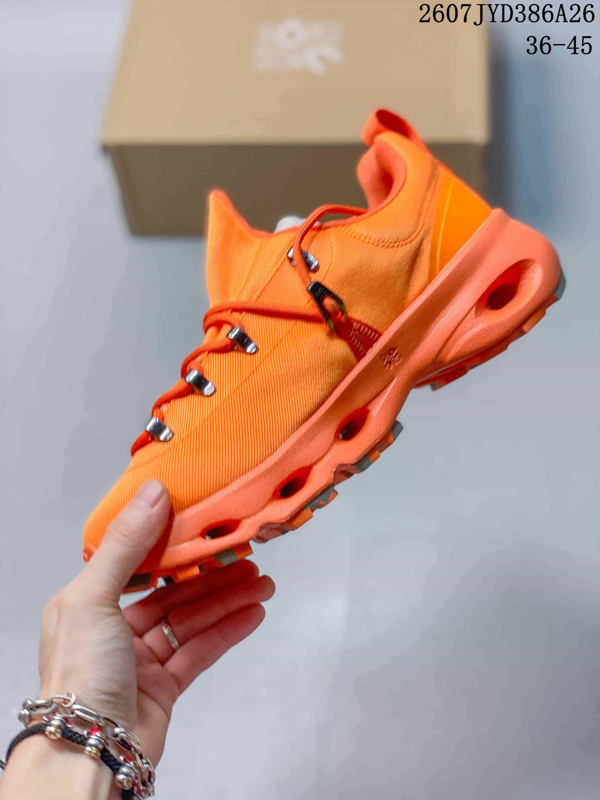 On LOEWE Series Orange Low-Top Sneakers JYD386A26