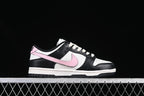 Nike SB Dunk Low Black White Pink Bow Sneakers