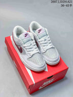 Nike SB Dunk Low Pro Sneakers White Red 2607JJD291A21