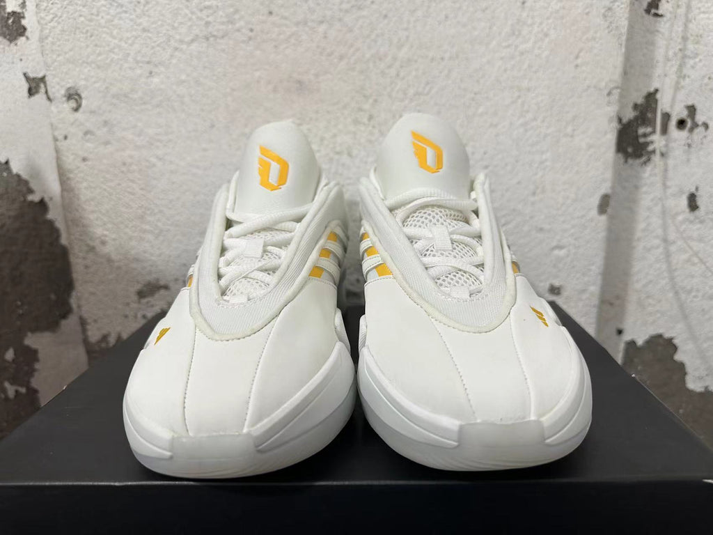 Adidas Dame 9 Basketball Shoes White Yellow