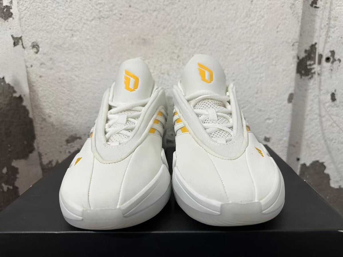 Adidas Dame 9 Basketball Shoes White Yellow