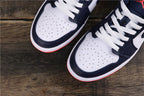 Air Jordan 1 Low Midnight Navy White 553558-481 Sneakers