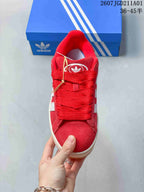 Adidas Campus 00s Red Suede Low-Top Sneakers