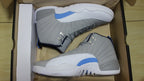 Air Jordan 12 GreyBlue High-Top Sneakers