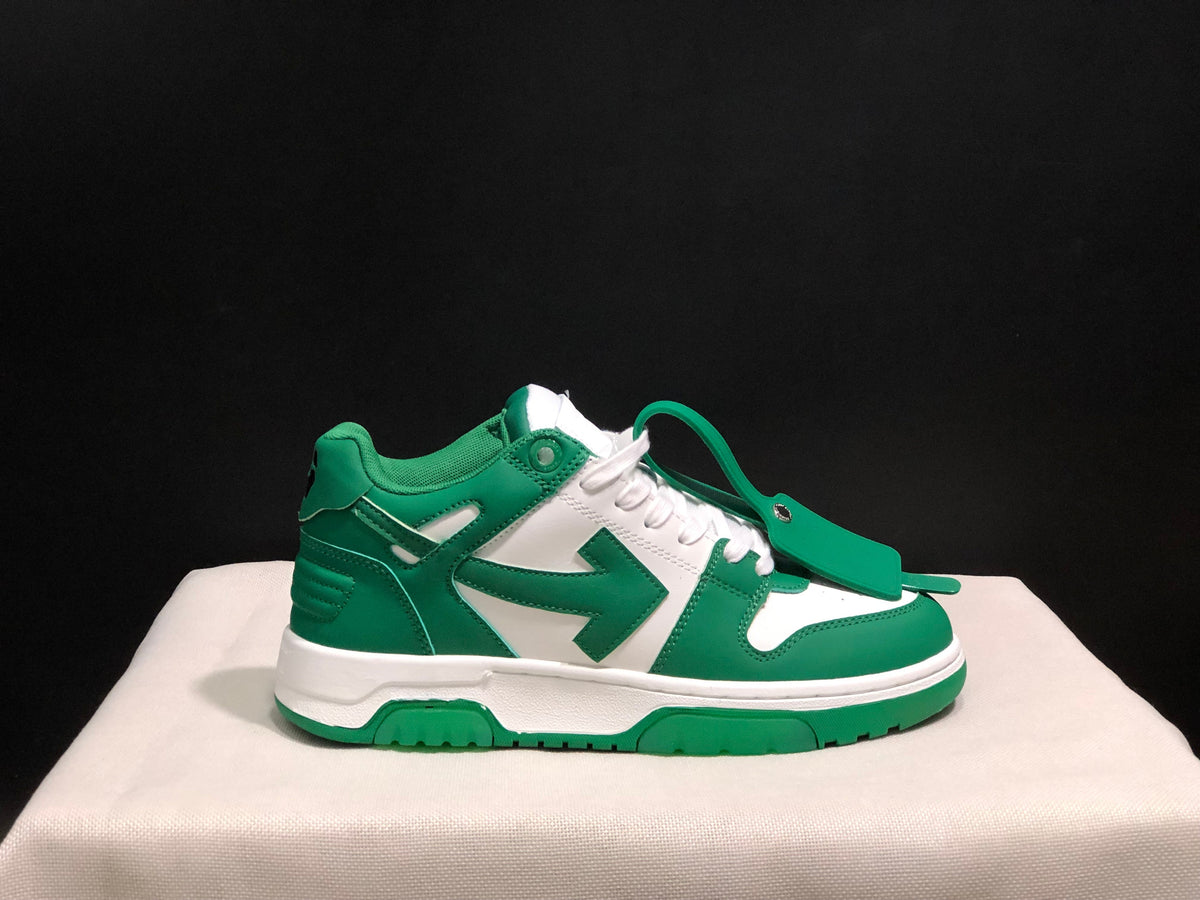 Off-White Out Of Office Low-Top Sneakers Green White