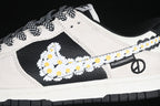 Nike SB Dunk Low Daisy Swoosh Black White DJ2024-073