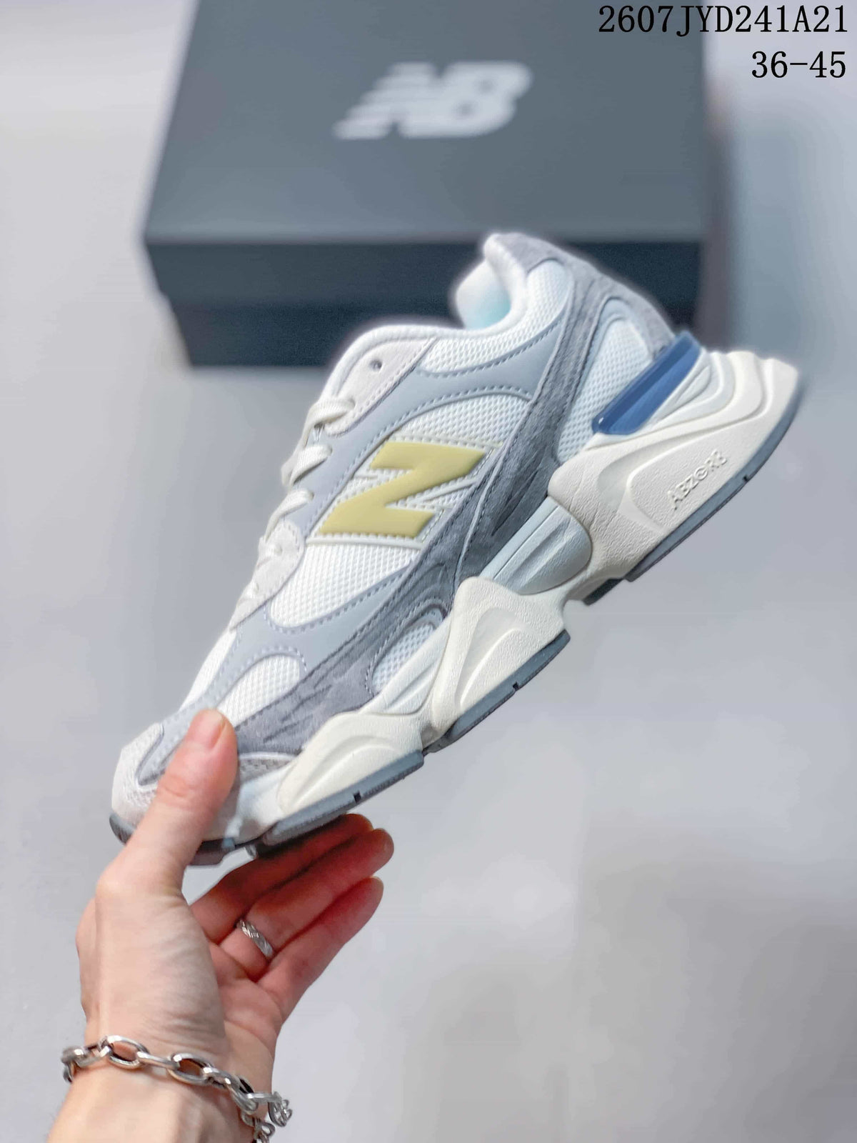 New Balance 9060 Sneakers White Grey Yellow Blue