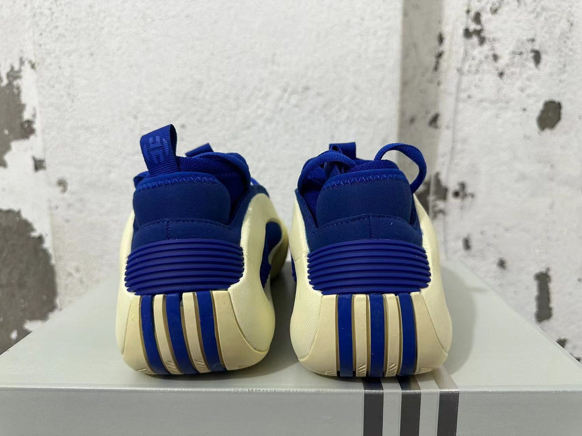 adidas Basketball Sneakers in White and Blue