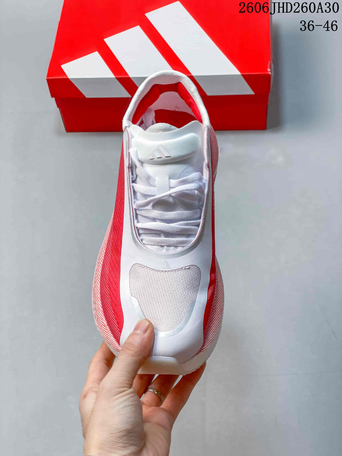 adidas Hyperboost Edge M Running Shoes Red White