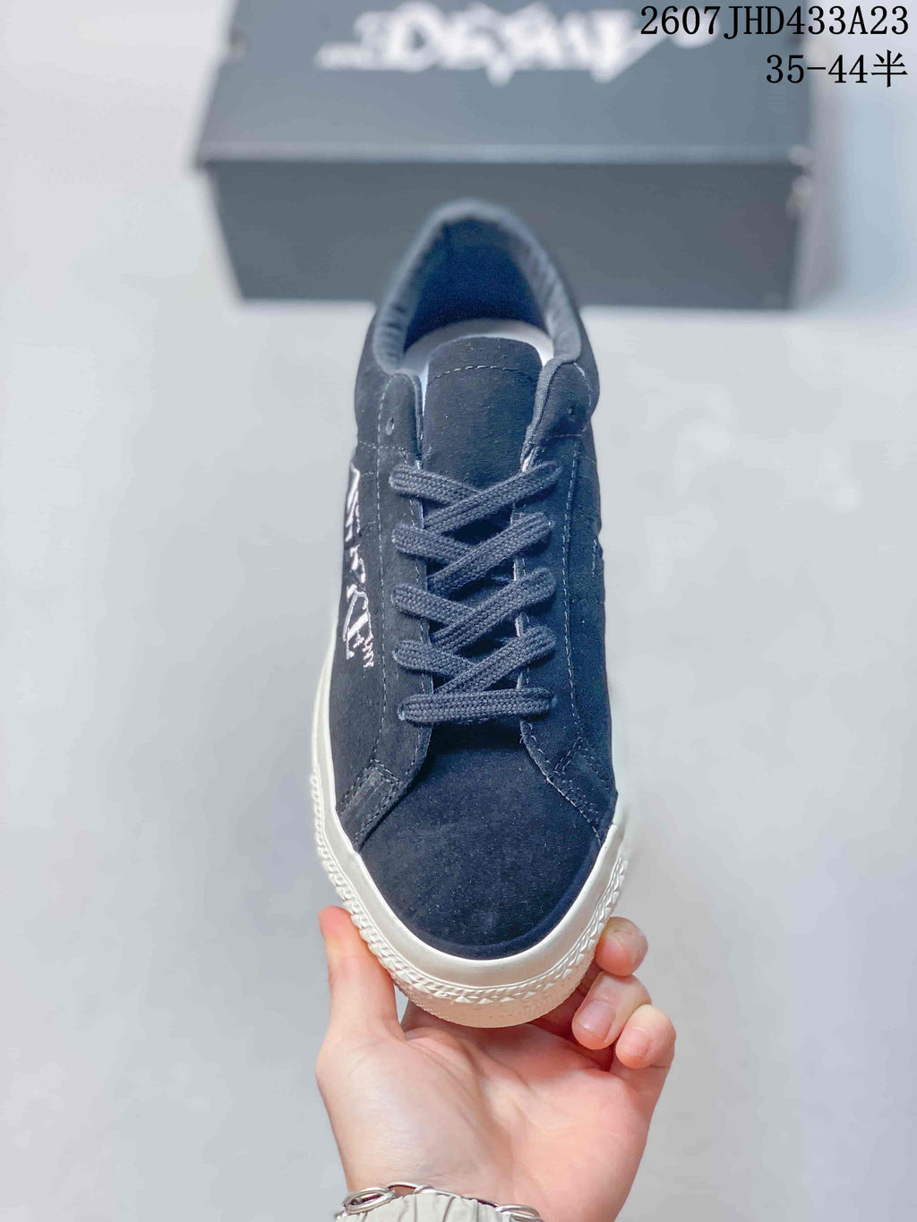 Converse One Star Low-Top Sneakers in Navy