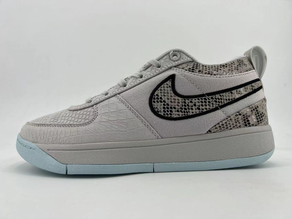 Nike Book 1 Sneakers, Gray and Pale Blue, HF6236-001