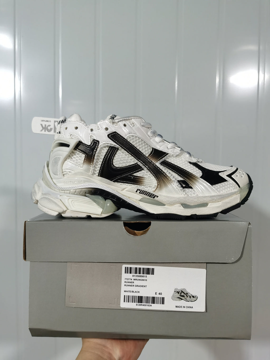 Runner 9010 Sneakers White/Black