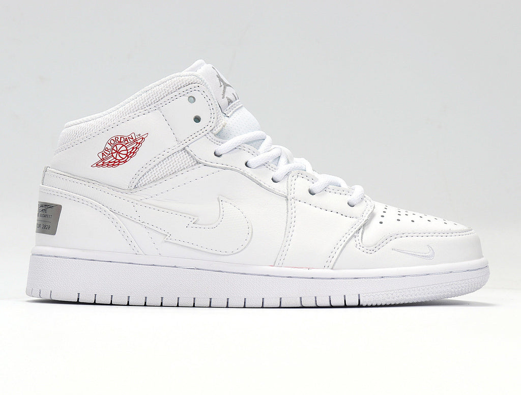 Jordan 1 High White Basketball Sneakers CW7589-100