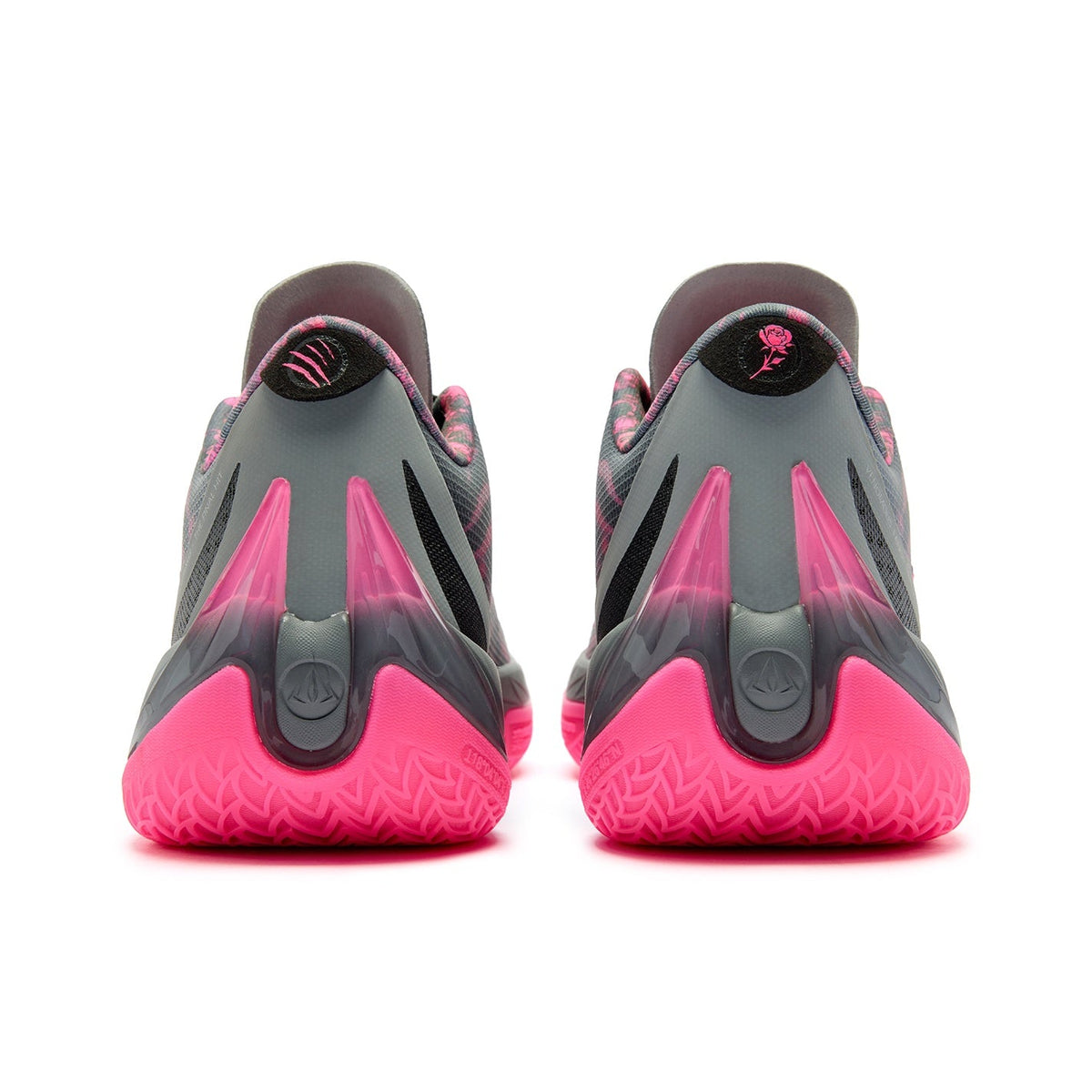 QIAODAN Venom Fangs 3.5 'Coal Gray Neon Pink'