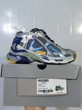 1474 Mesh Runner Sneakers in Grey, Blue and Orange