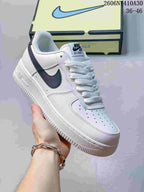 Nike Air Force 1 '07 Low White and Navy Sneakers
