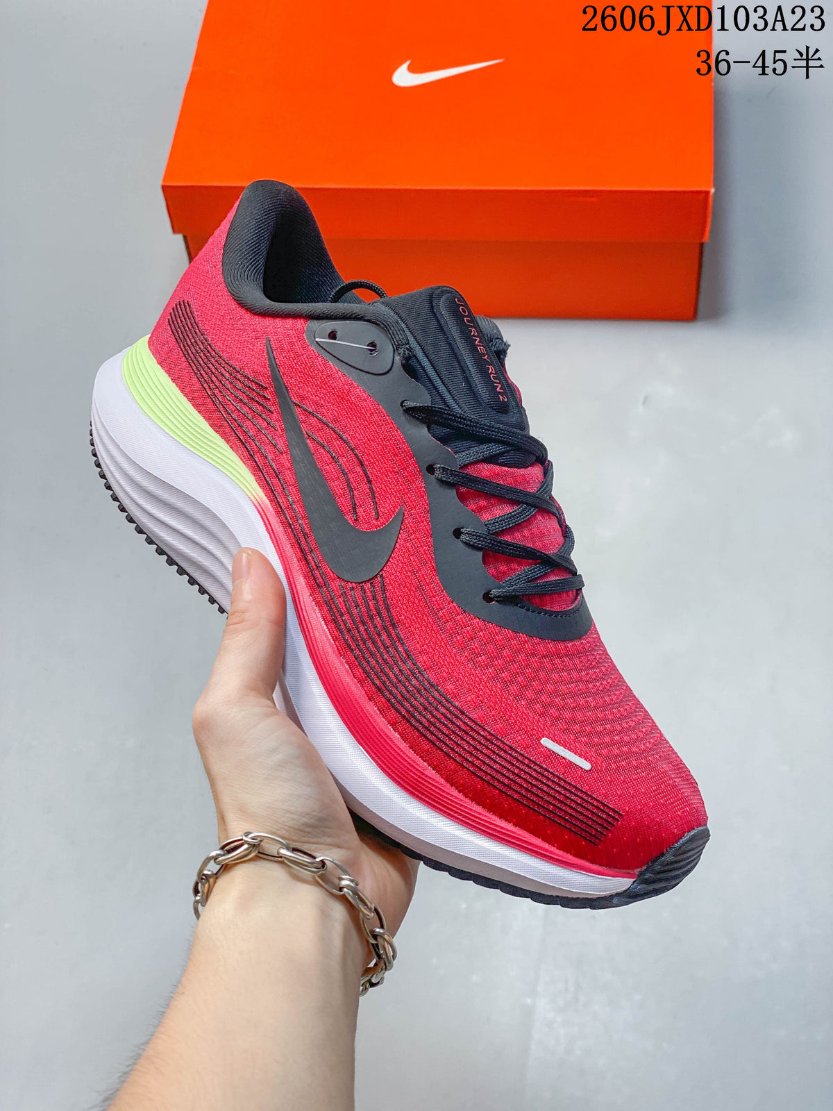 Nike Air Zoom Pegasus Running Shoes - Red and Black