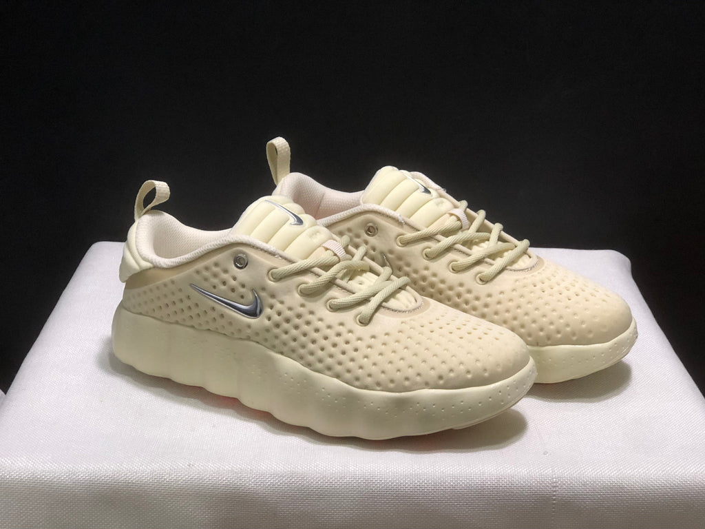 Nike Mind 002 Cream Training Sneakers Orange Accents