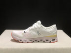 On Cloud X 4 Sneakers White Yellow Pink