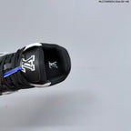 Louis Vuitton Black and Gray Checkerboard Low-Top Sneakers
