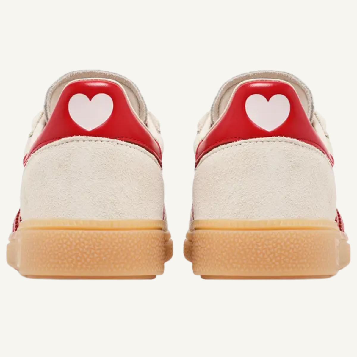 Adidas Originals Women's Cream/Red Handball Spezial Sneakers, KH9044
