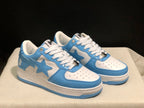BAPE STA Low-Top Sneakers Blue and White