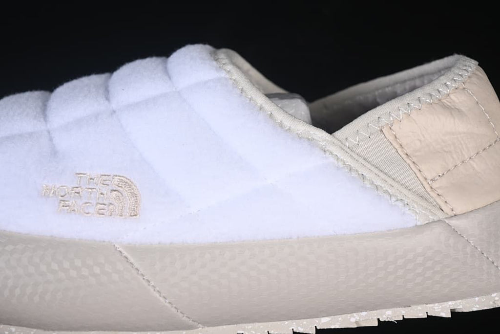 The North Face Thermoball Traction Mule in Beige and White